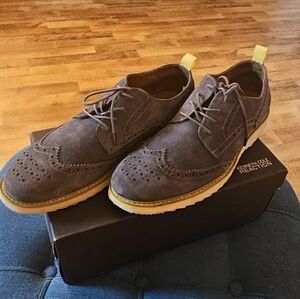 Kenneth Cole Reaction Gray Oxford Shoes